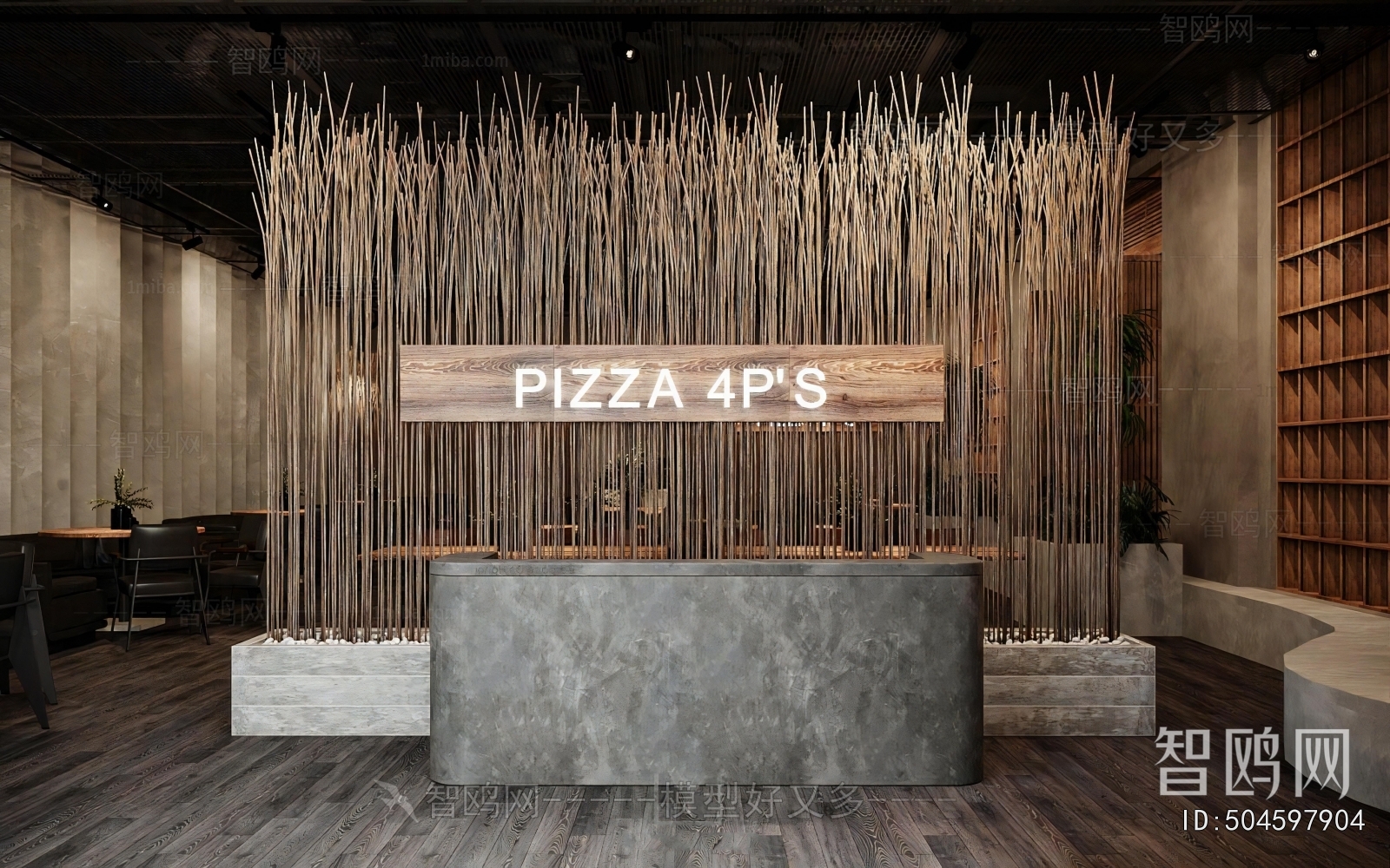 Wabi-sabi Style Restaurant