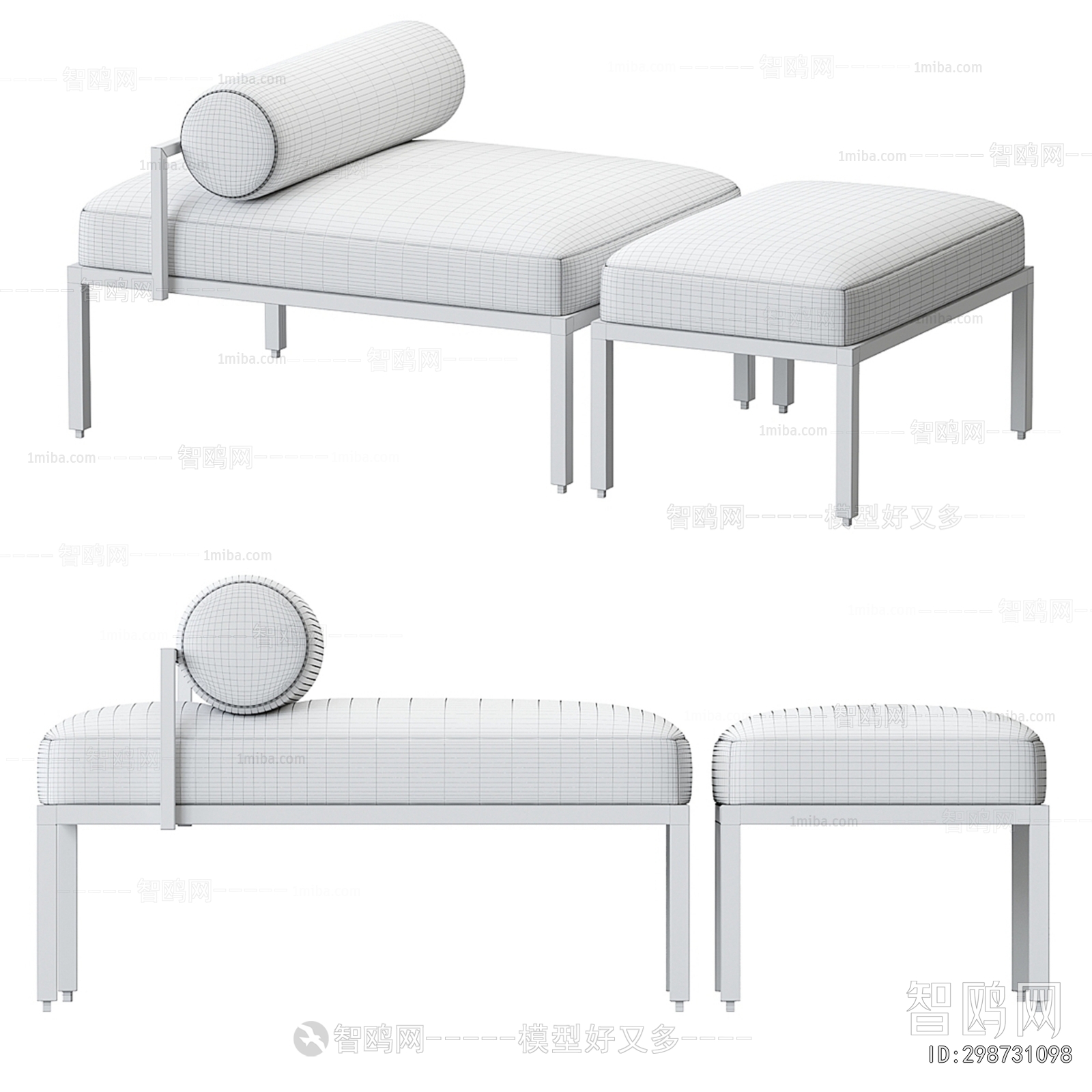 Modern Sofa Stool