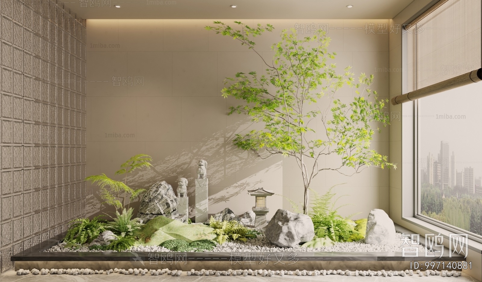 New Chinese Style Plant Landscaping
