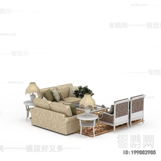 European Style Sofa Combination