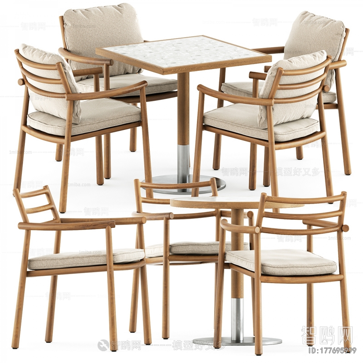 Nordic Style Leisure Table And Chair