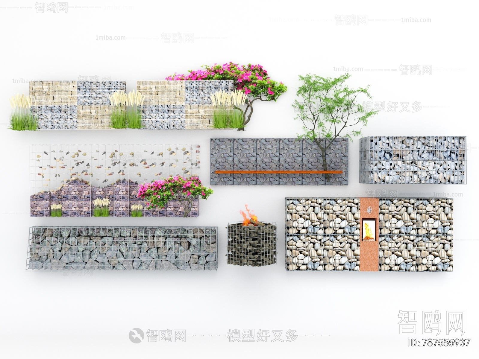 Modern Landscape Wall