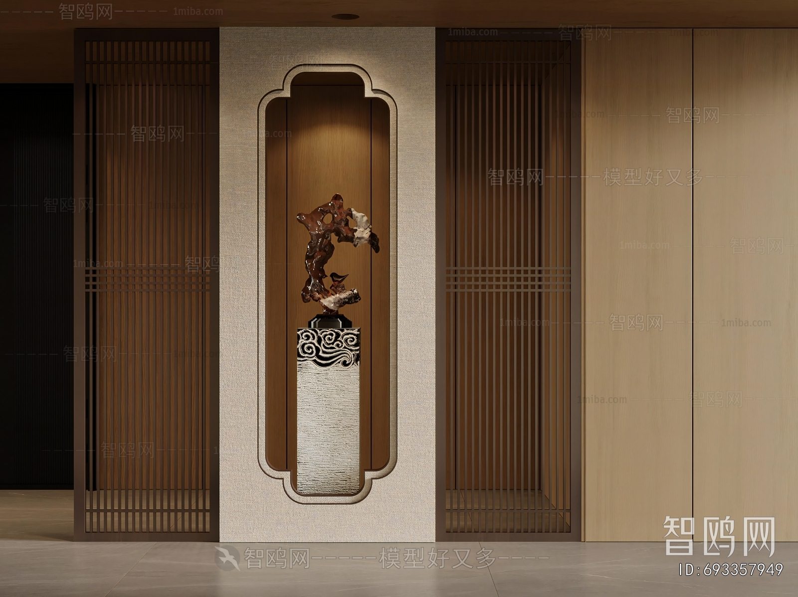 New Chinese Style Hallway