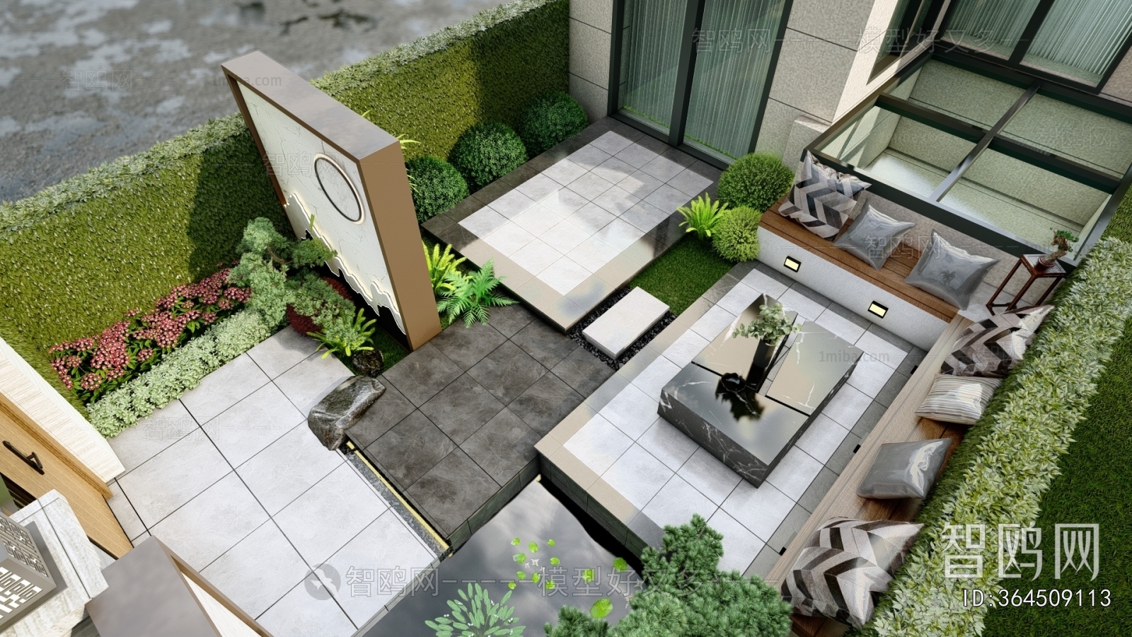 New Chinese Style Courtyard/landscape