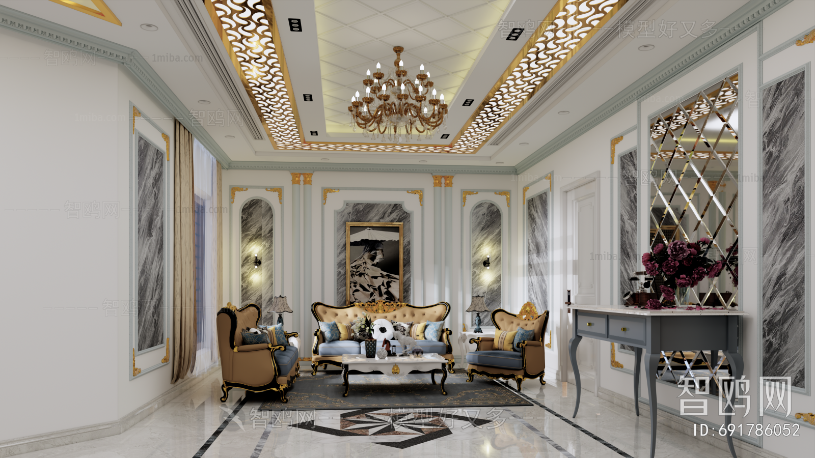 European Style A Living Room