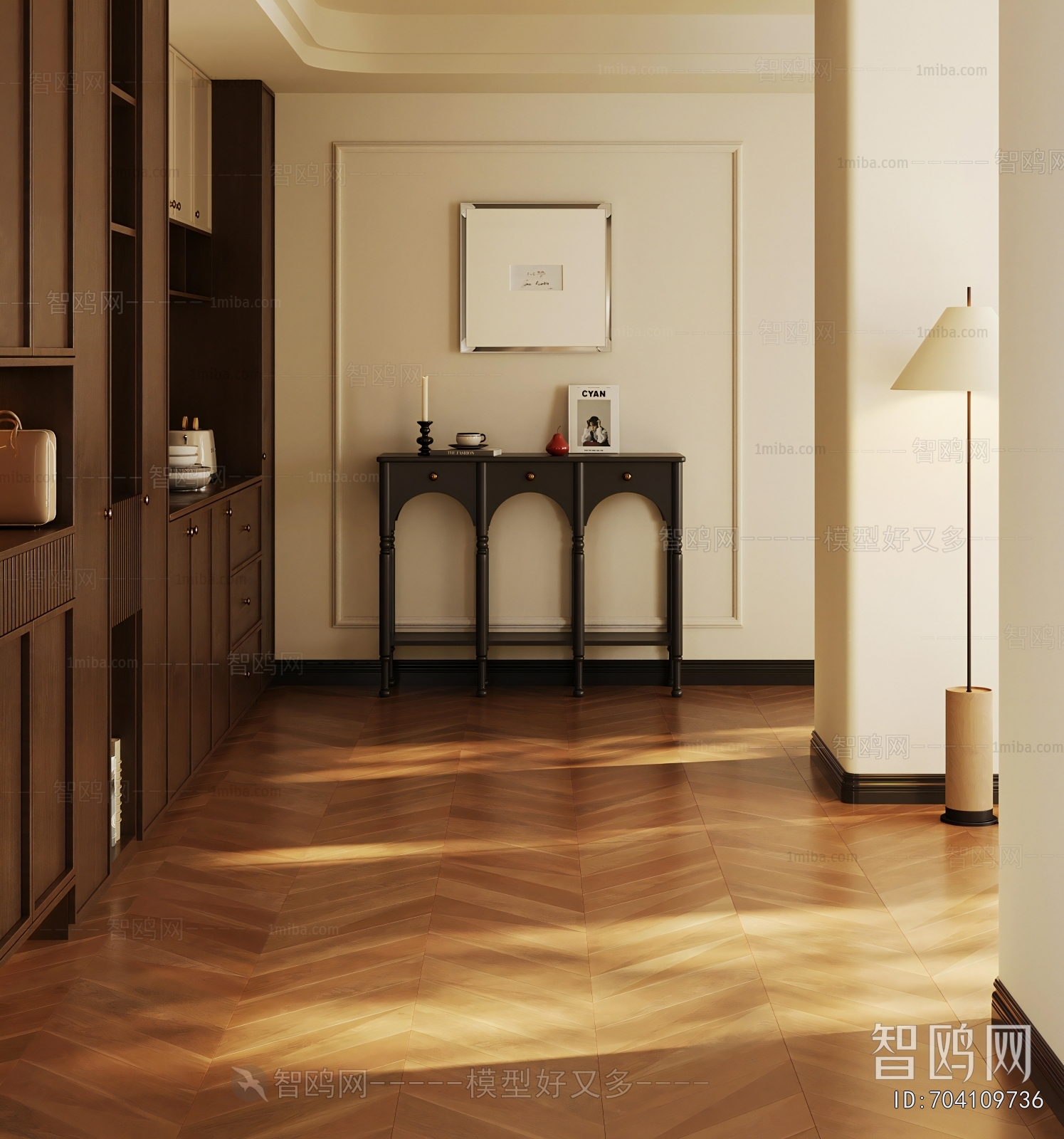 French Style Hallway