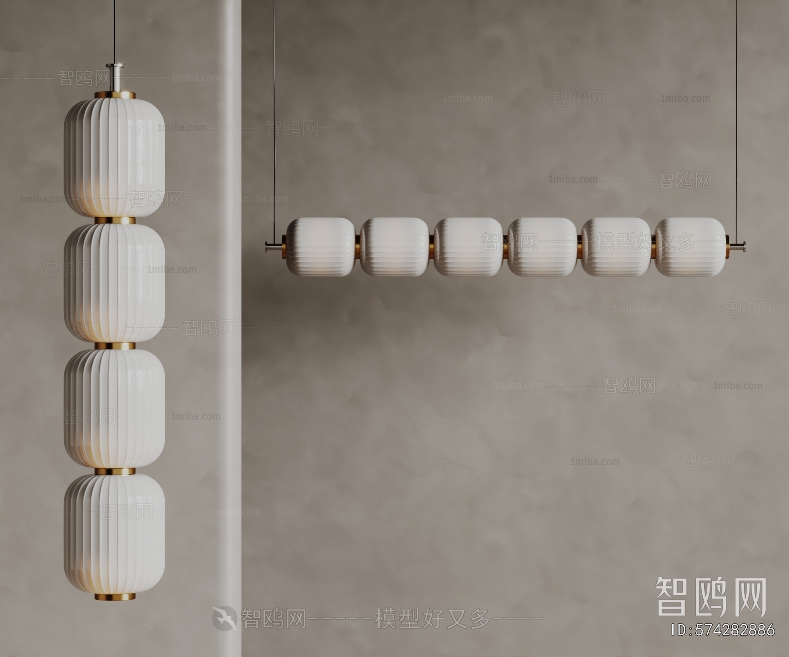 Modern Long Chandelier