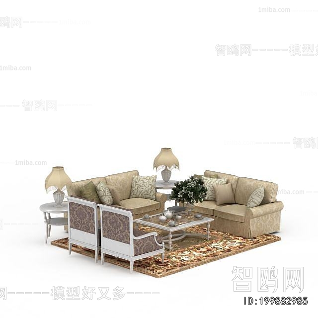 European Style Sofa Combination