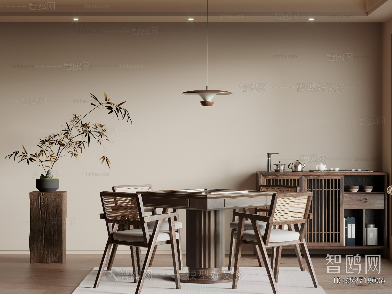 New Chinese Style Chess And Card Room