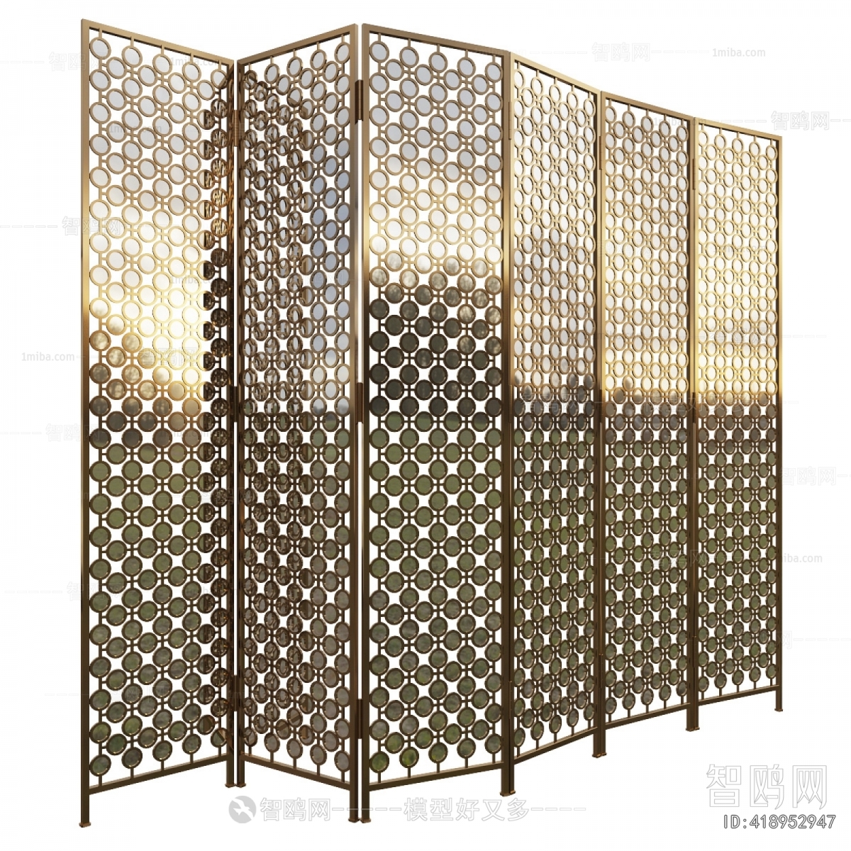 Modern Metal Screen Partition