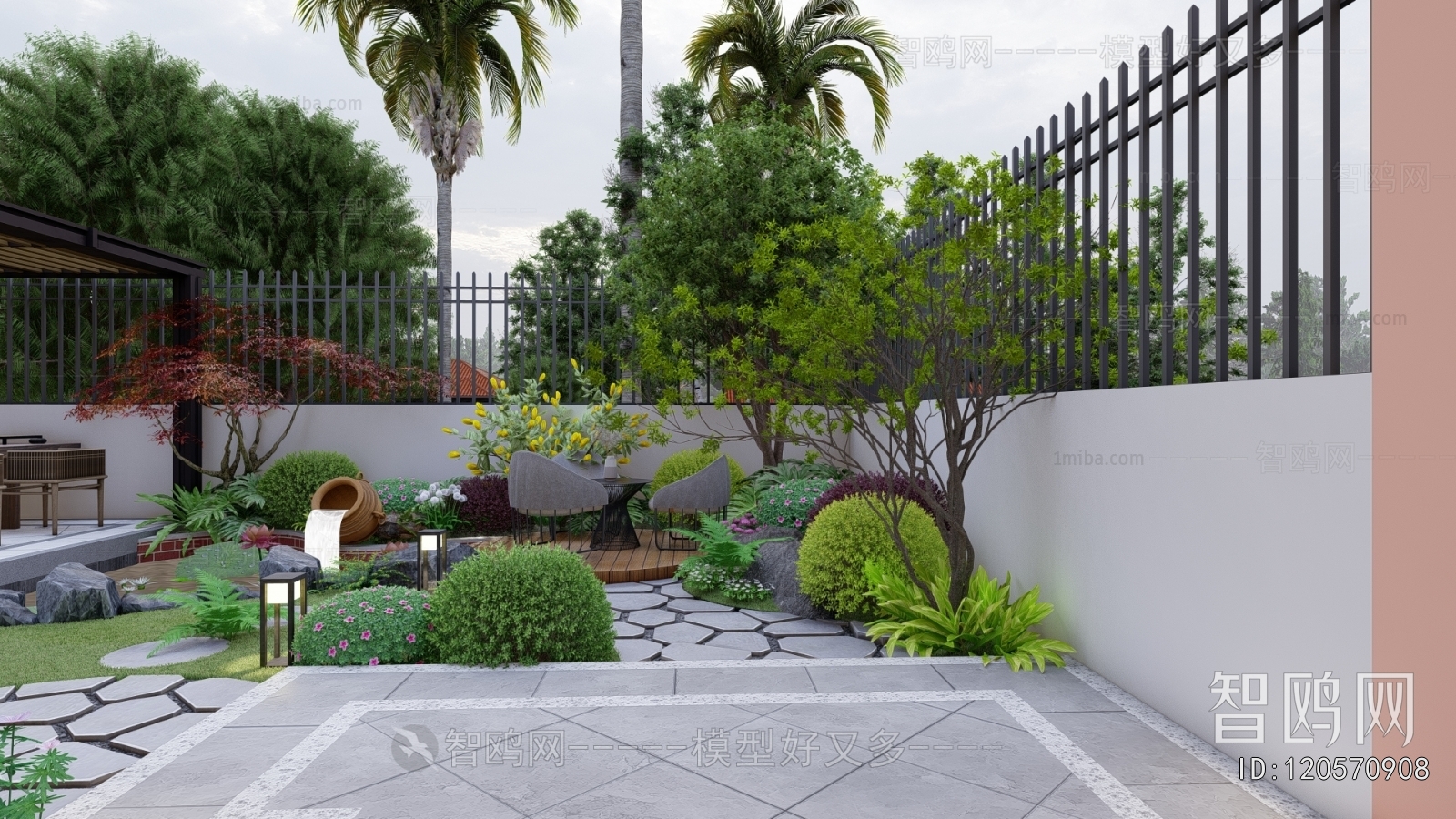 New Chinese Style Courtyard/landscape