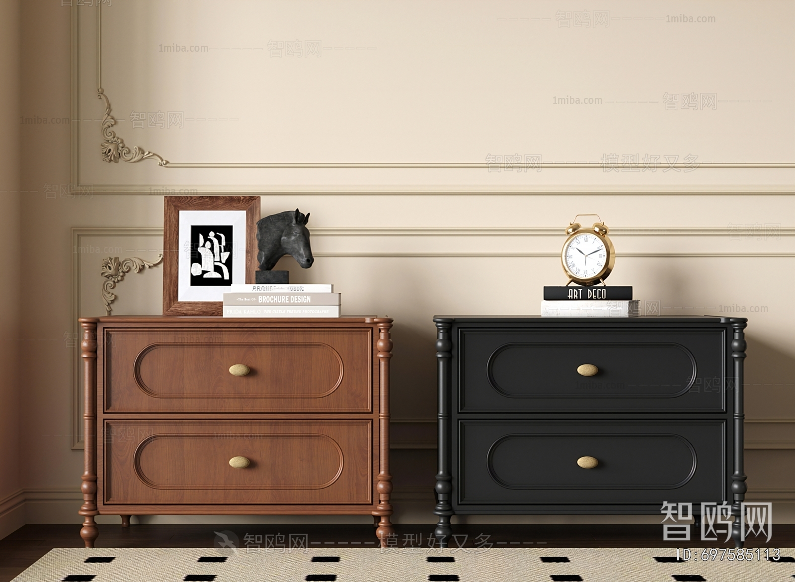 American Style Bedside Cupboard