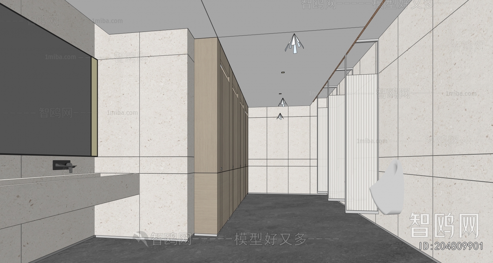 Modern Public Toilet