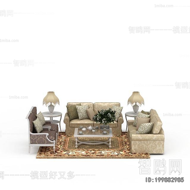 European Style Sofa Combination