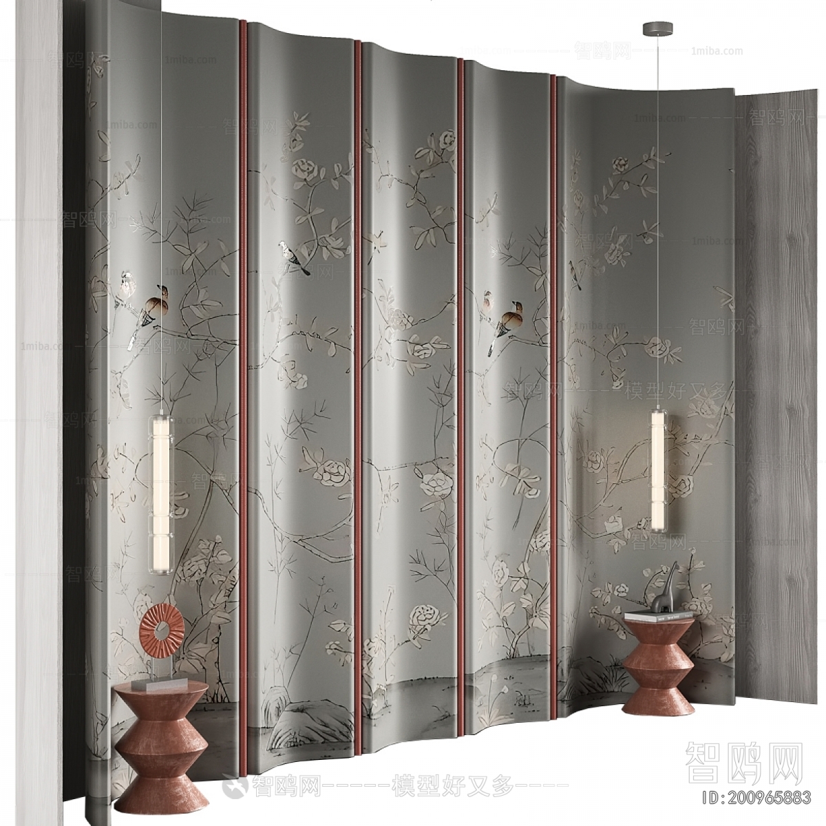 New Chinese Style Wall Panel