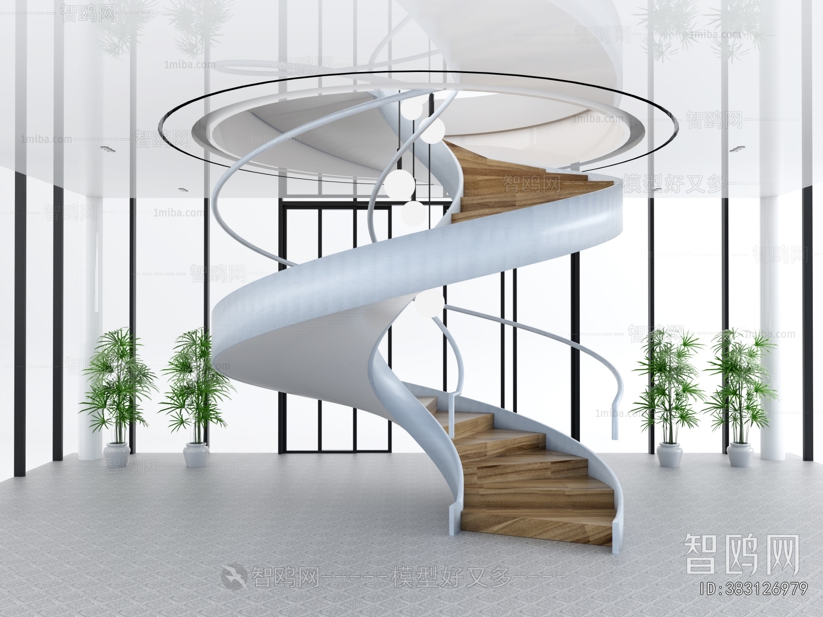 Modern Rotating Staircase