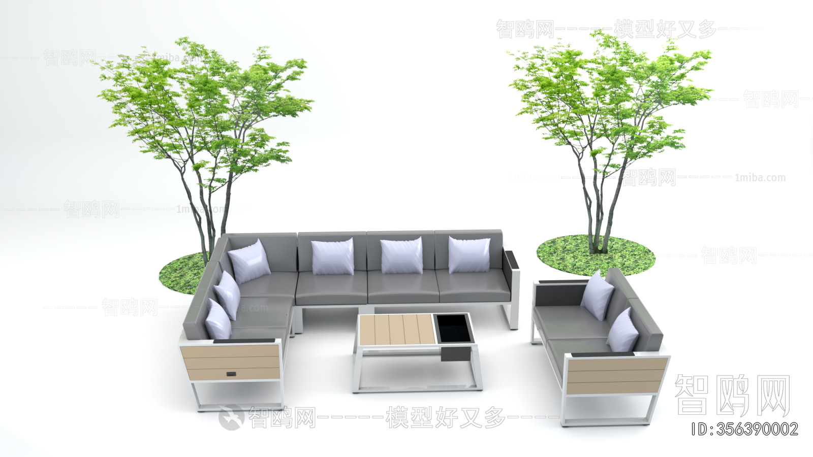 Modern Outdoor Sofa