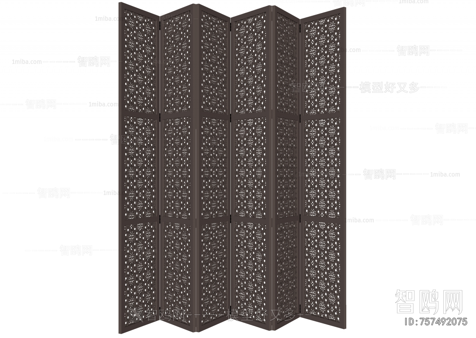 New Chinese Style Wooden Screen Partition
