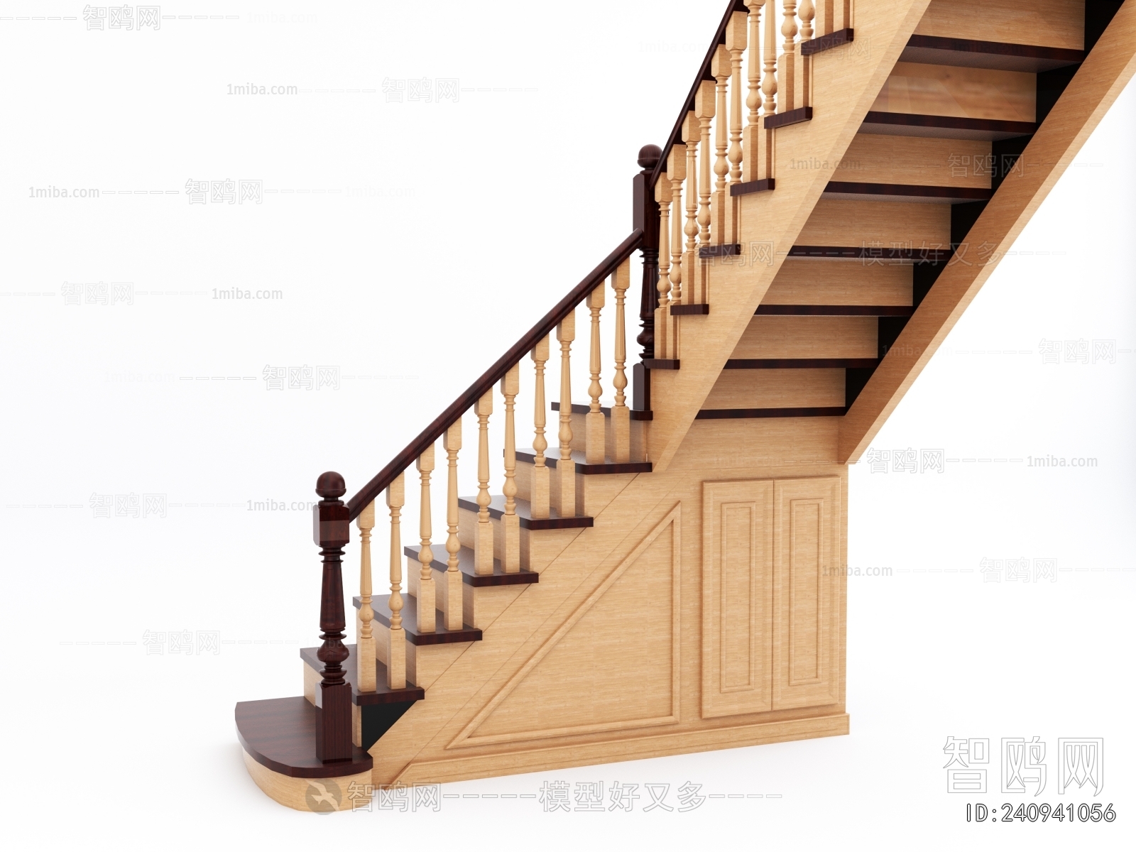 Simple European Style Staircase