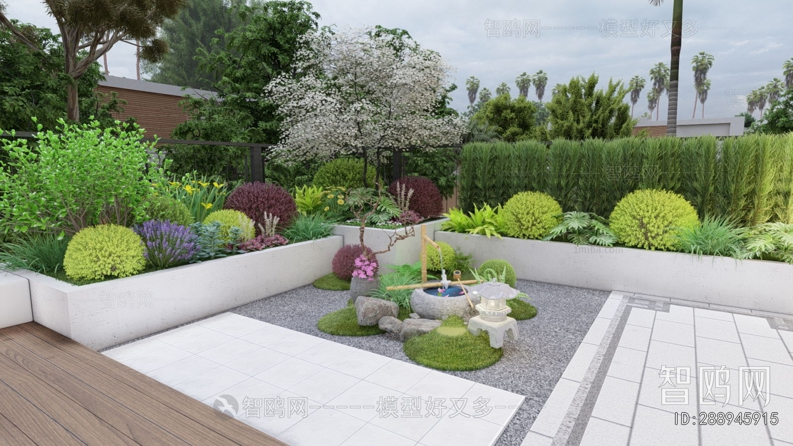 New Chinese Style Courtyard/landscape
