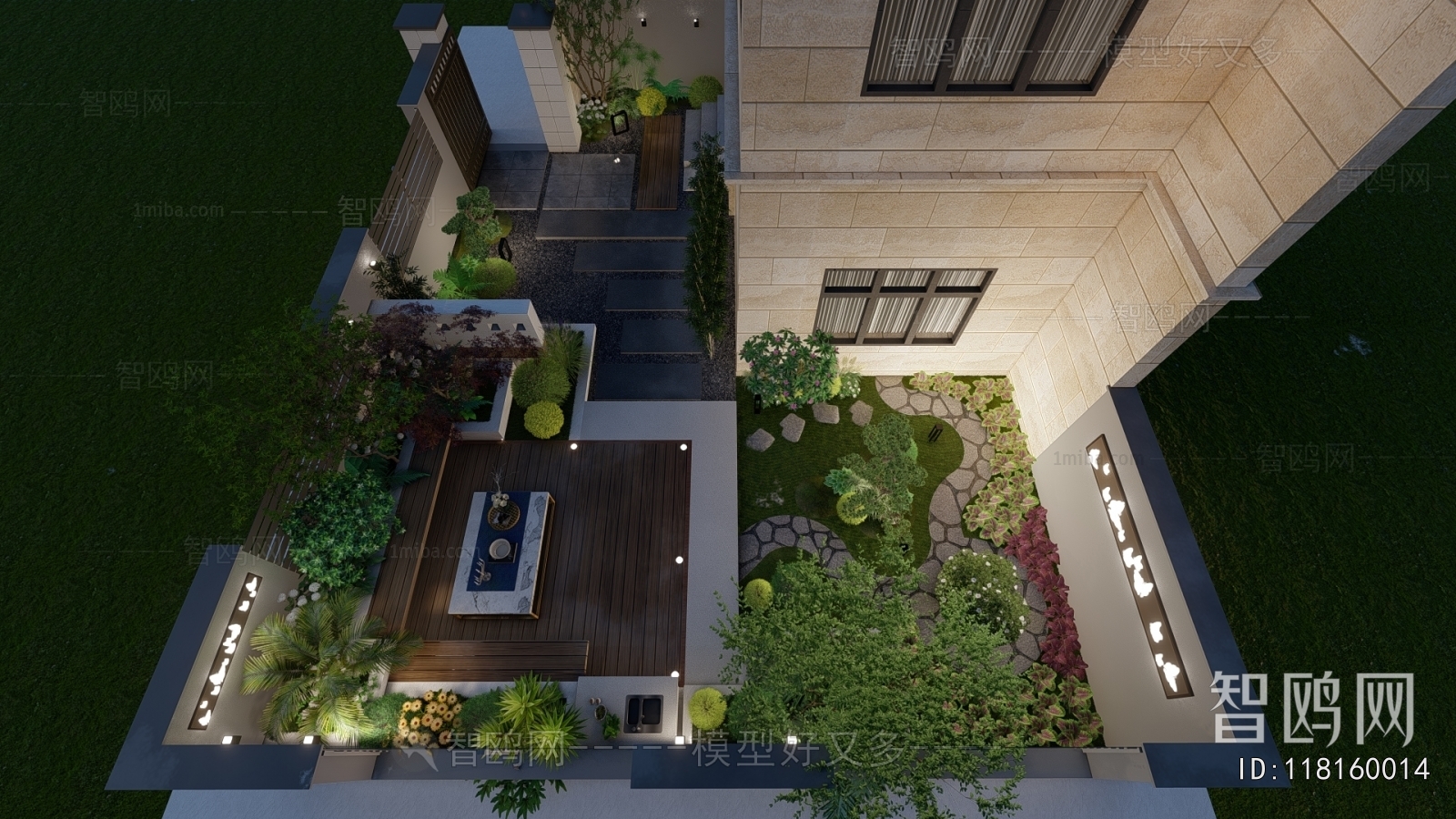 Modern Courtyard/landscape