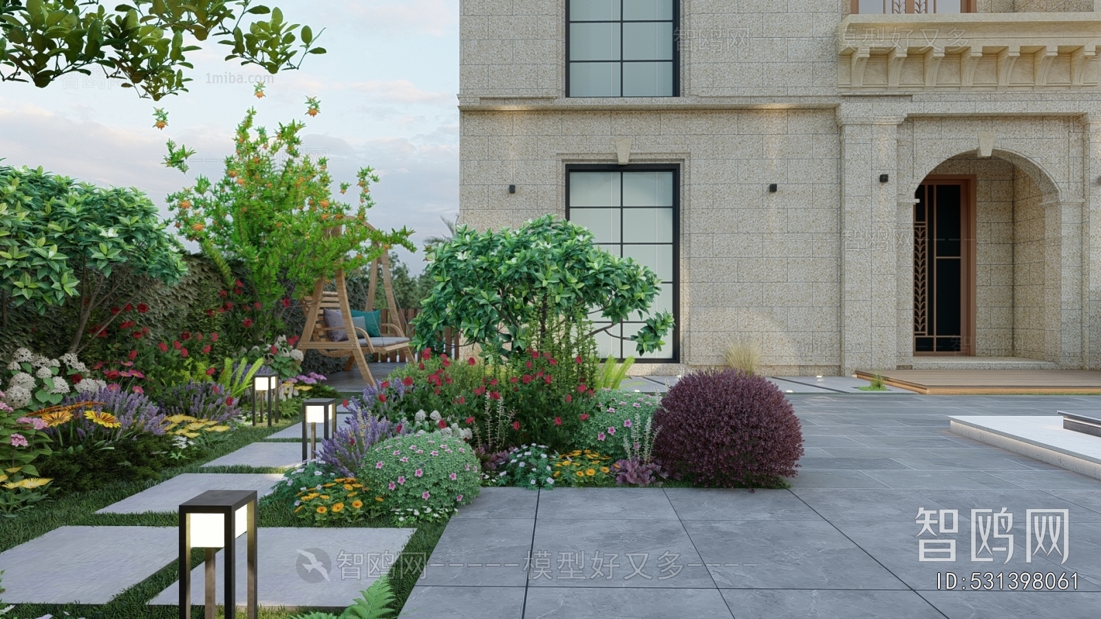 Modern Courtyard/landscape