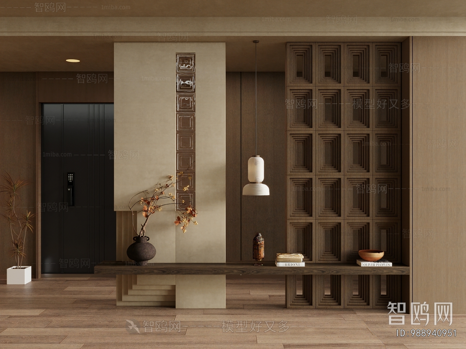 New Chinese Style Hallway