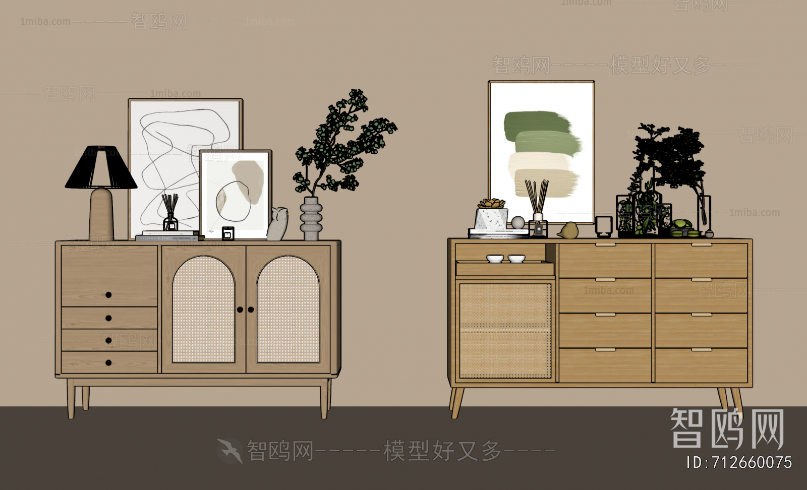 Nordic Style Side Cabinet