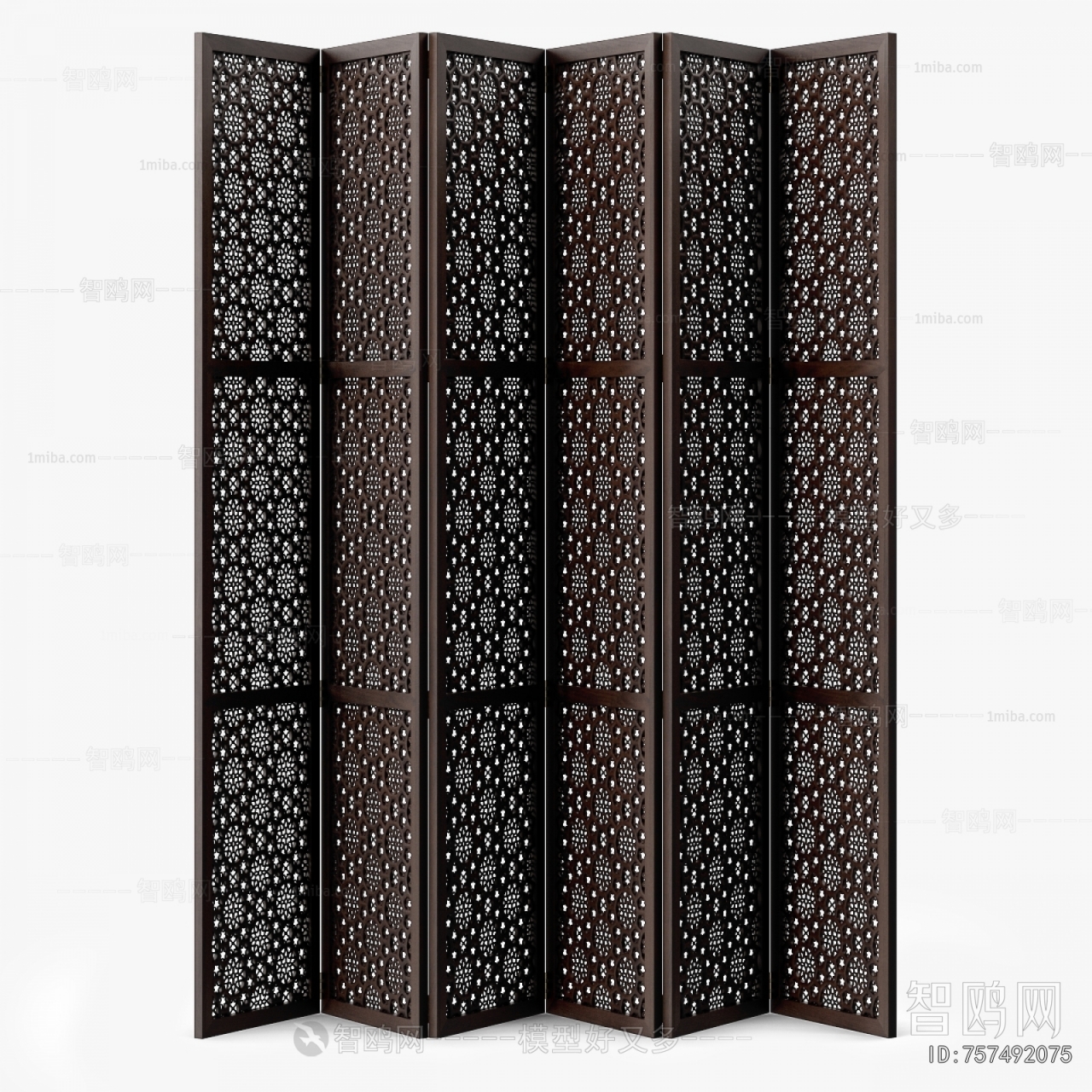 New Chinese Style Wooden Screen Partition