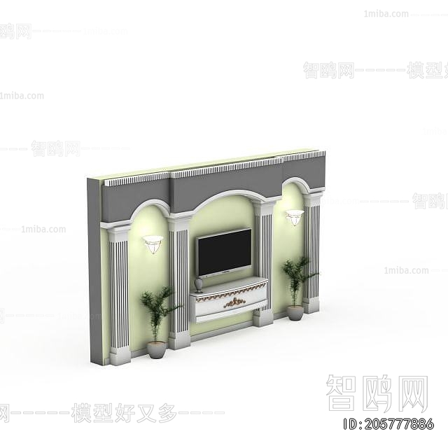 European Style TV Wall