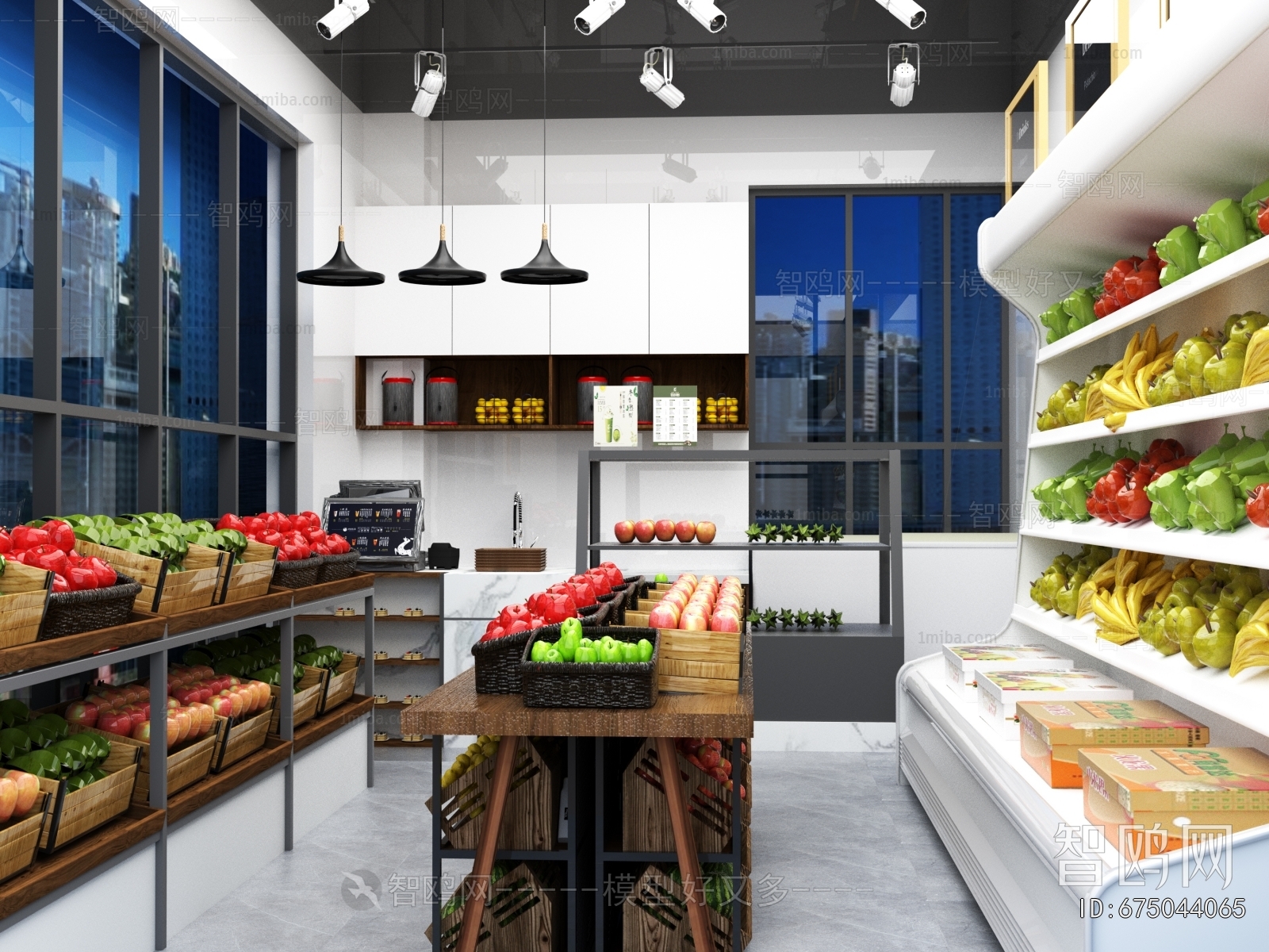 Modern Fruit Shop