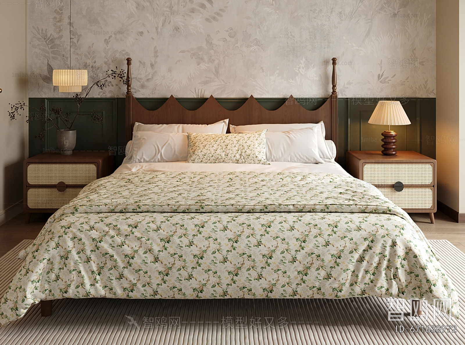 French Style Double Bed