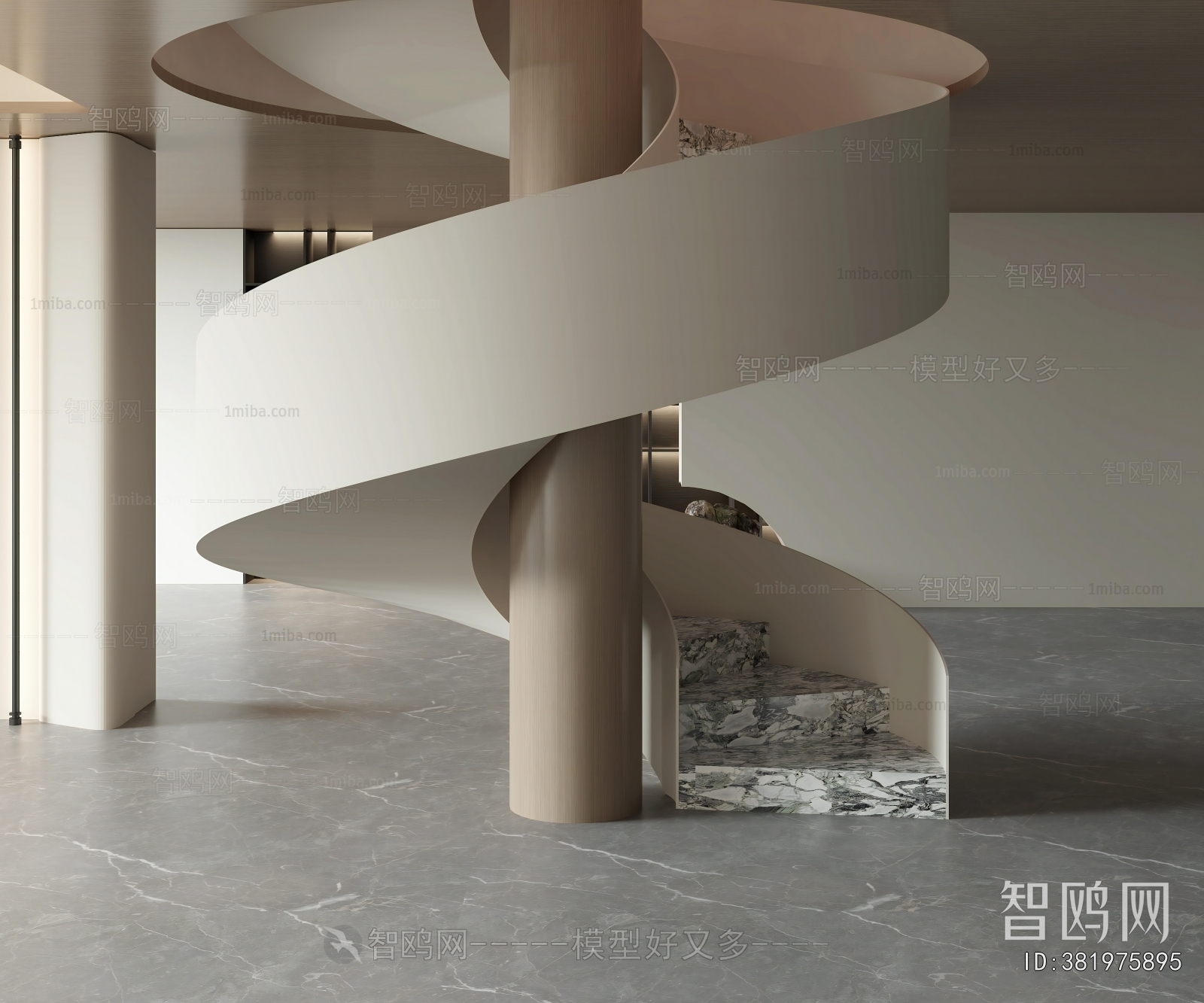 Modern Rotating Staircase