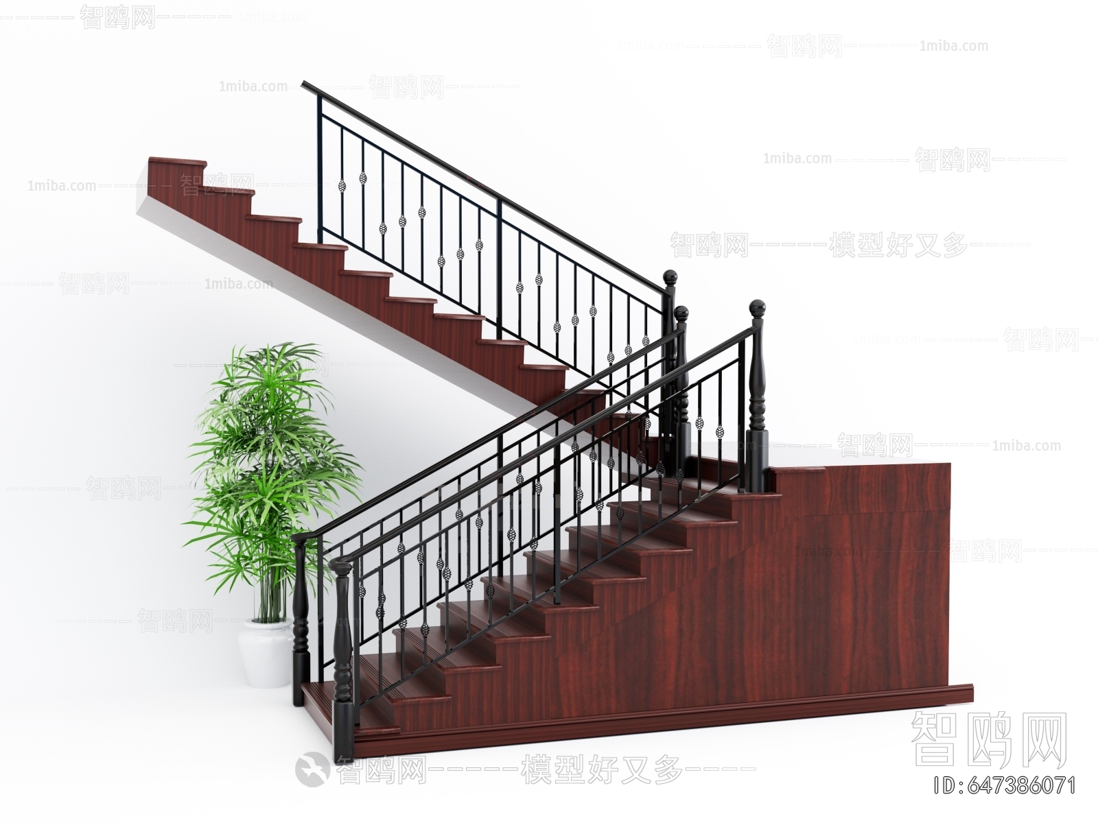 Simple European Style Staircase