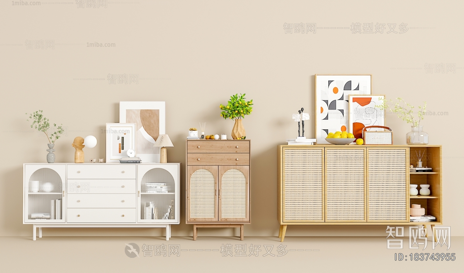 Nordic Style Side Cabinet