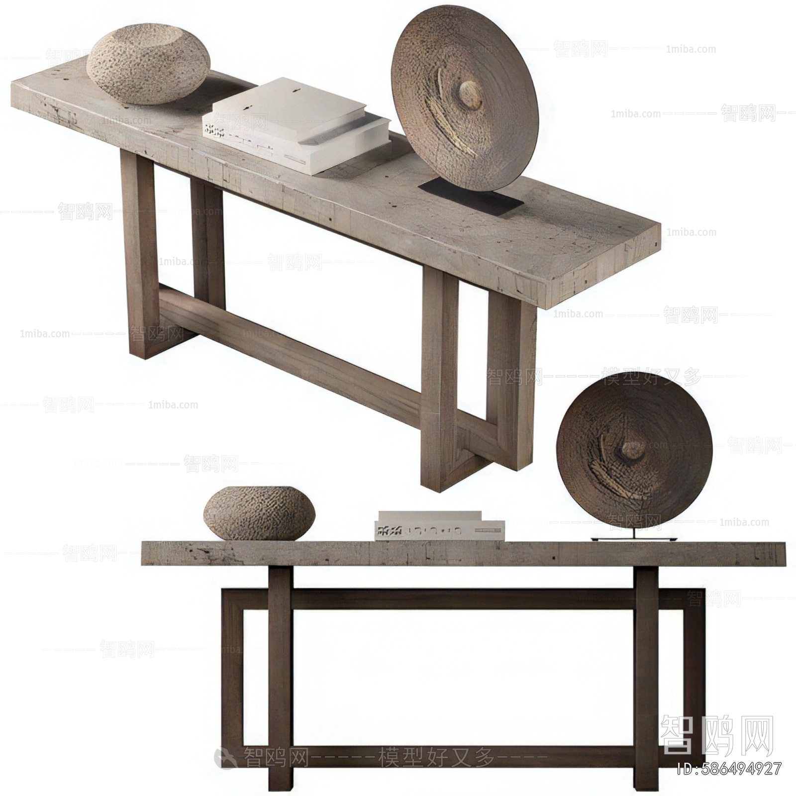 Wabi-sabi Style Console