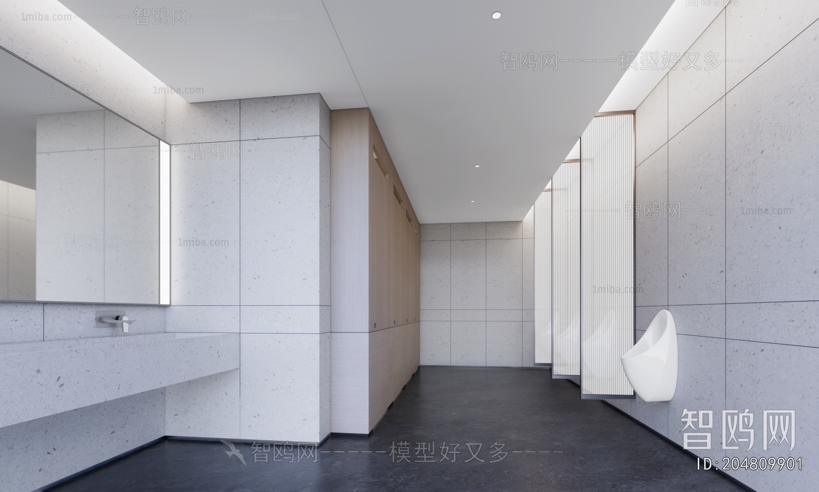 Modern Public Toilet