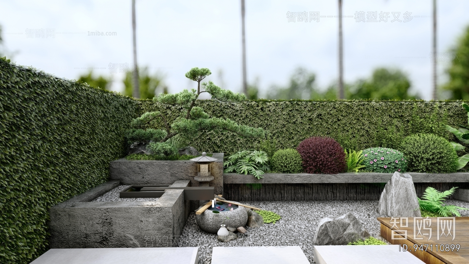 New Chinese Style Courtyard/landscape