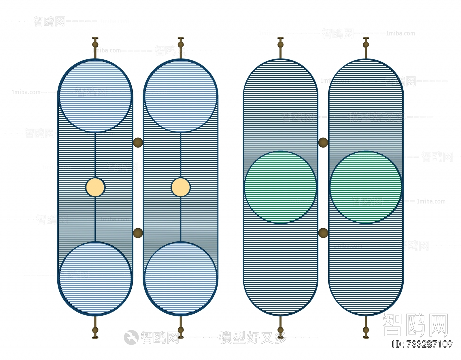 Modern Metal Screen Partition