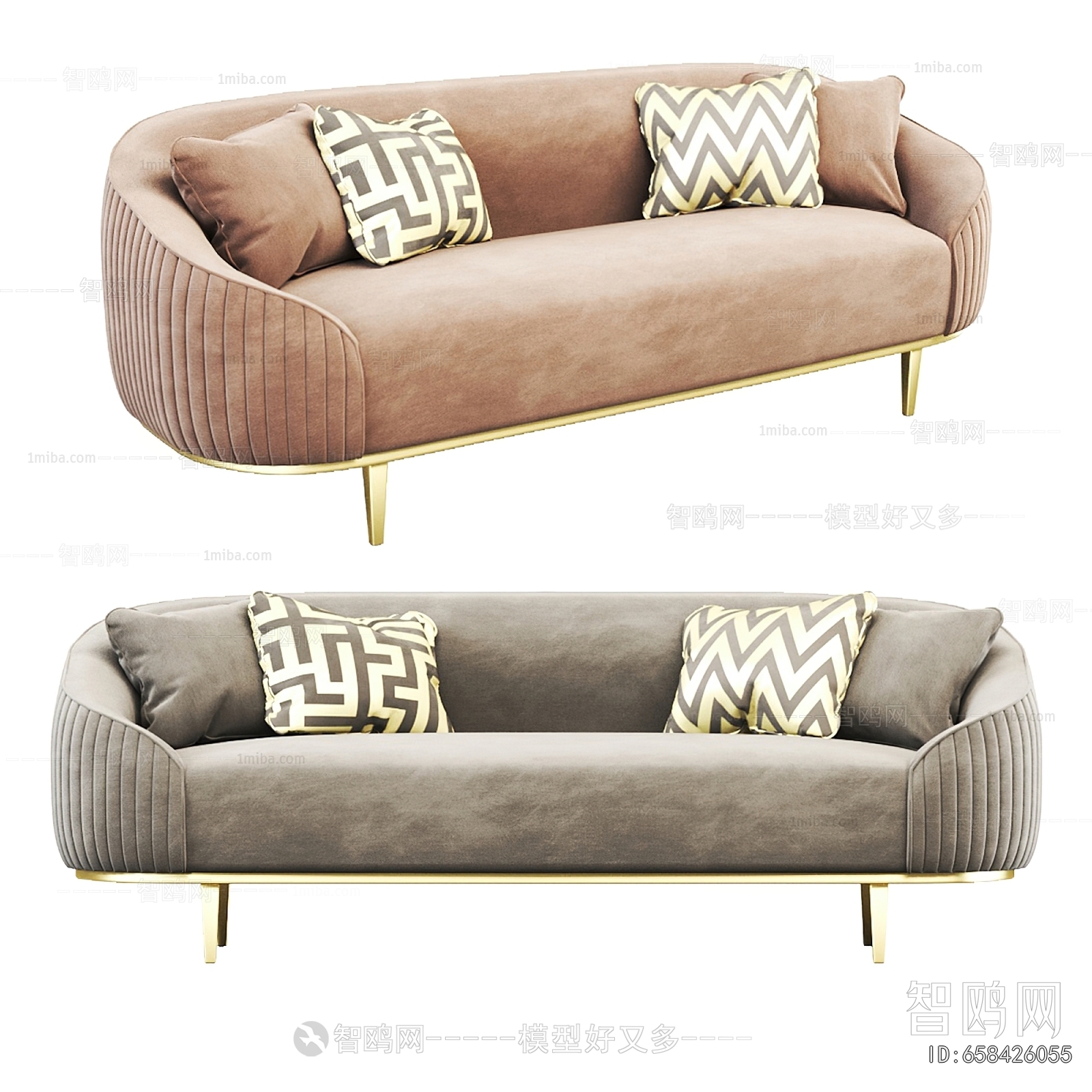 Modern Multi Person Sofa
