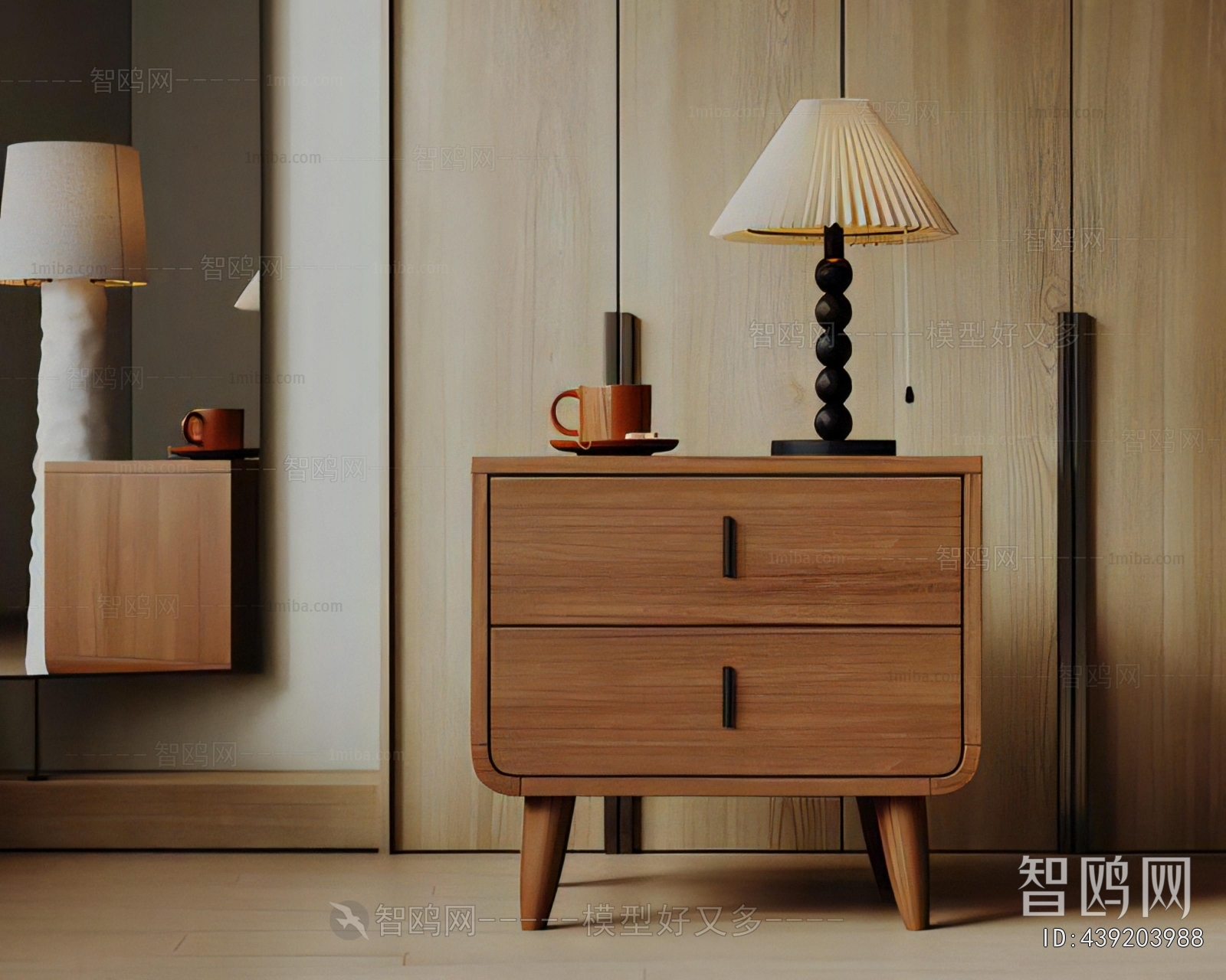 Modern Bedside Cupboard