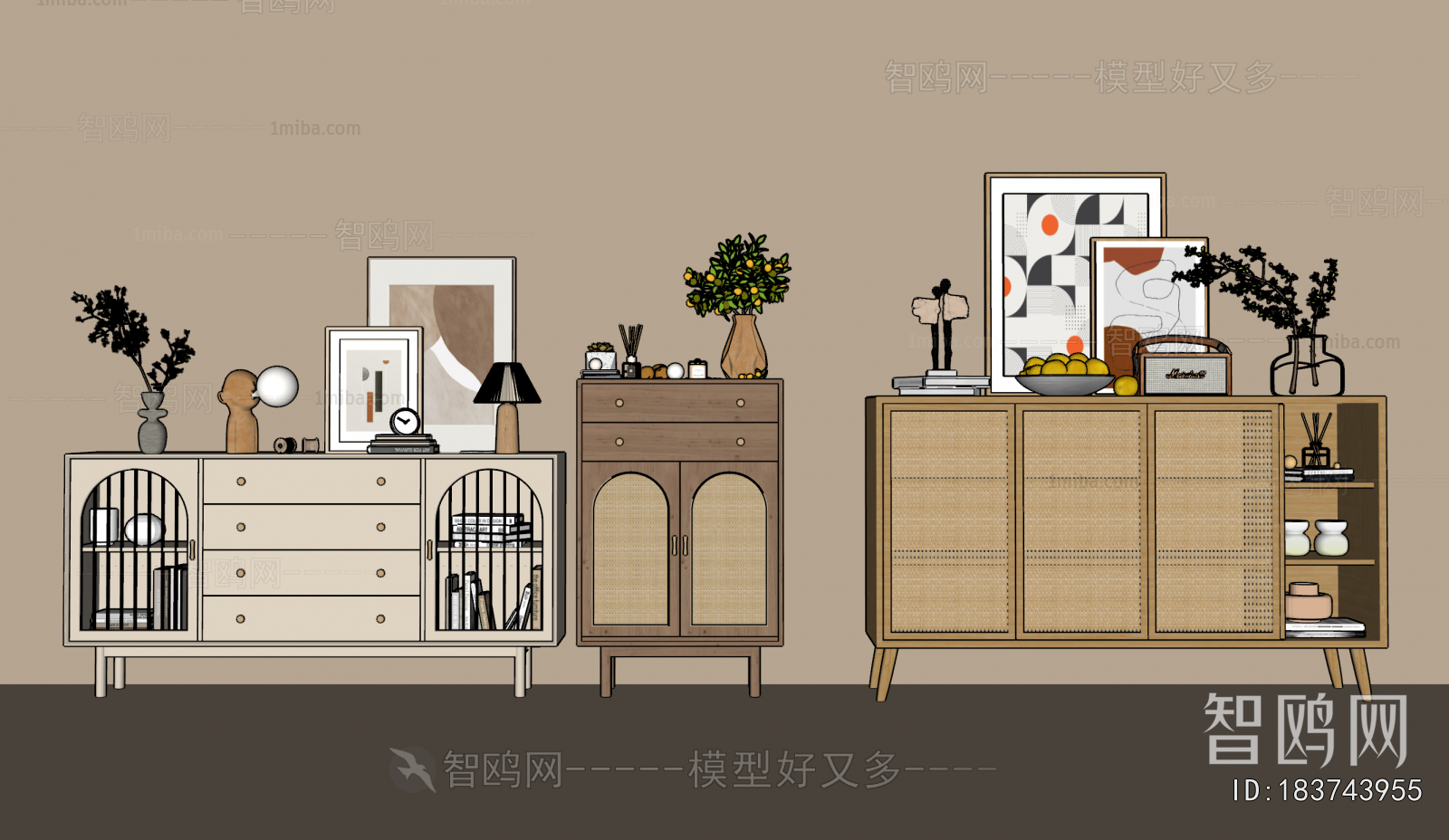 Nordic Style Side Cabinet