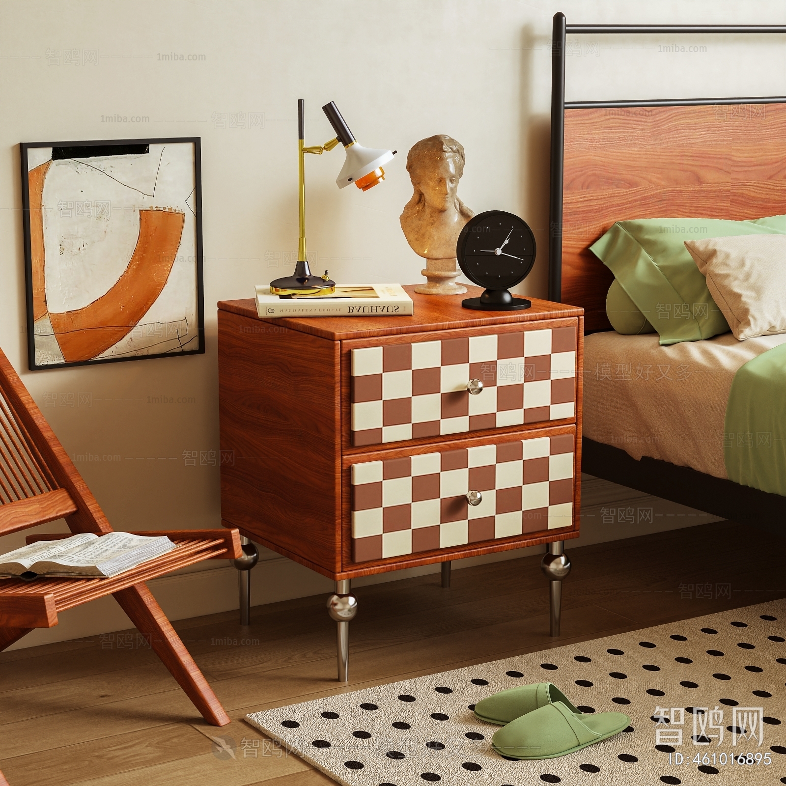 Modern Bedside Cupboard