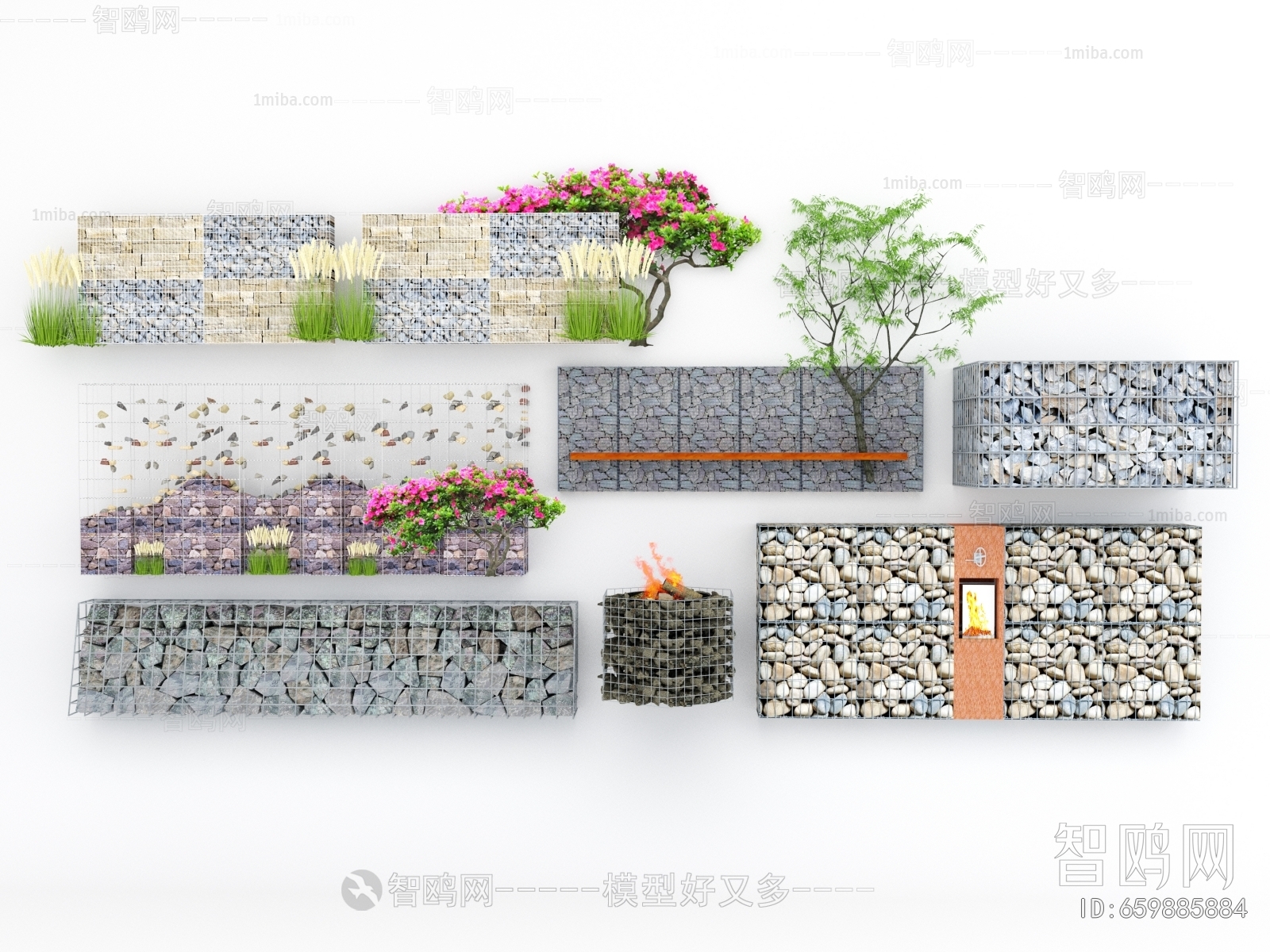 Modern Landscape Wall
