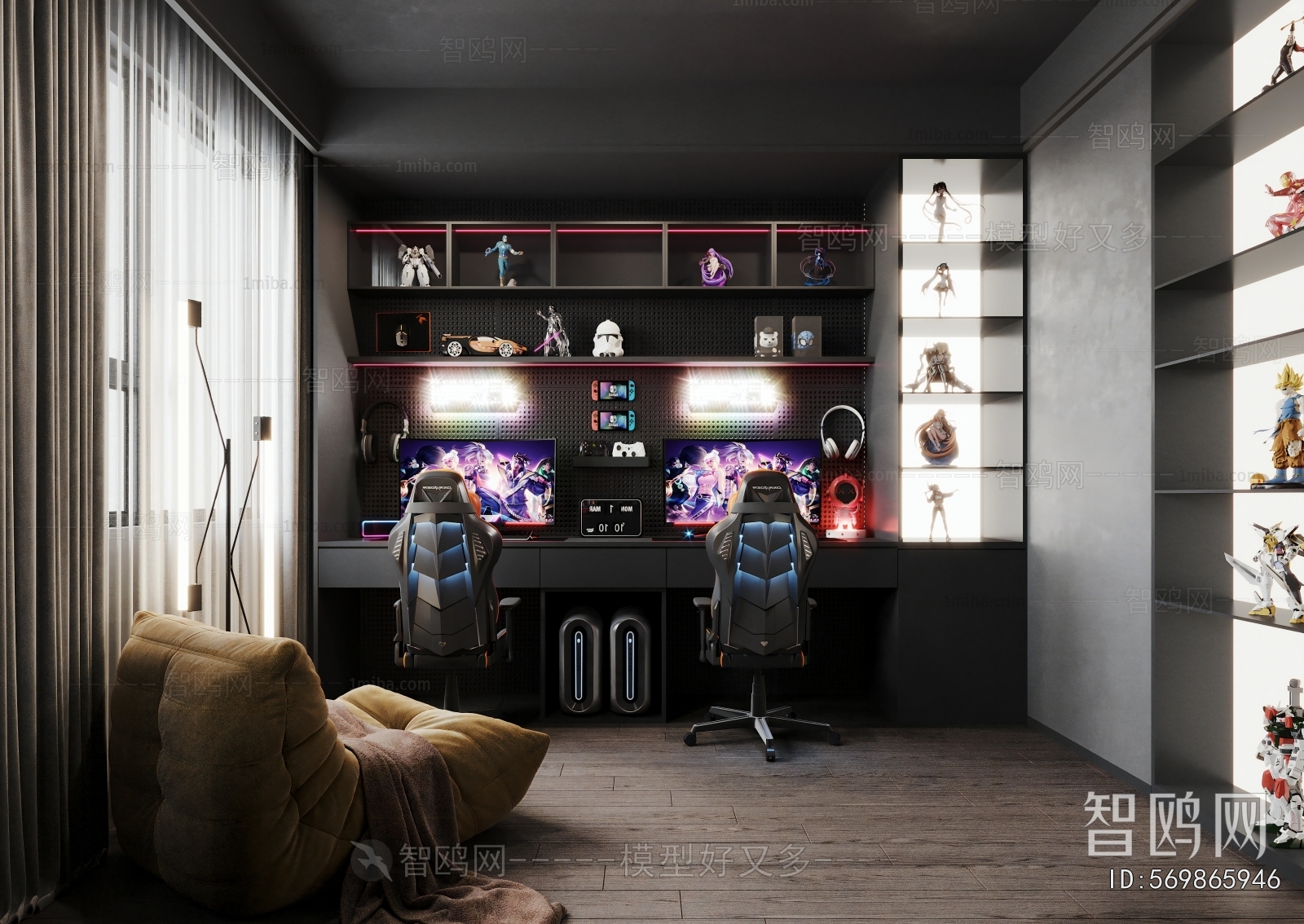 Modern E-sports Room