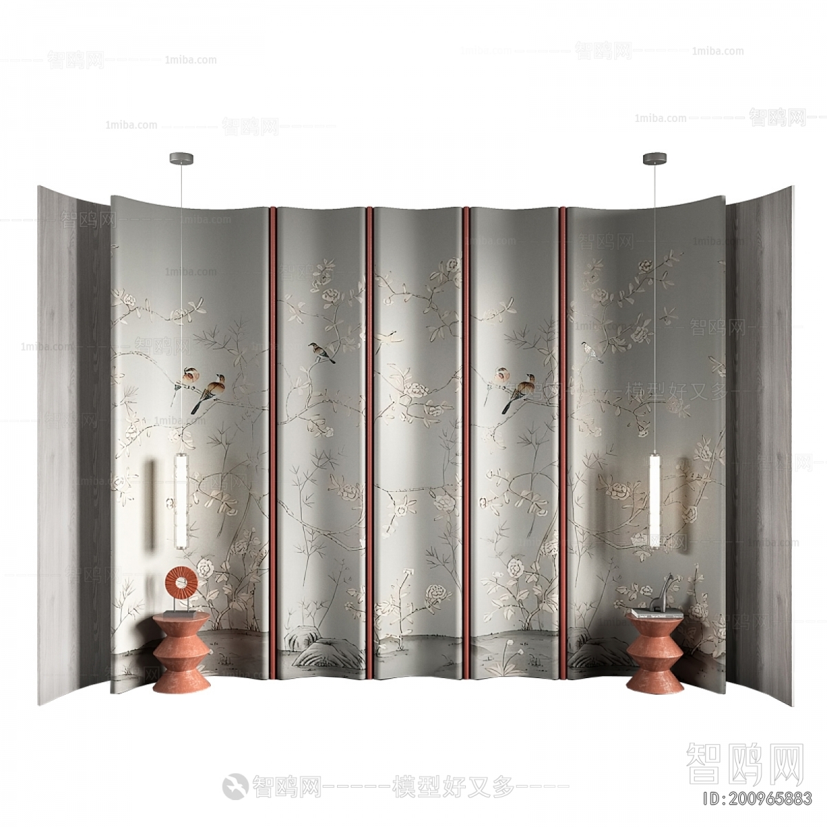 New Chinese Style Wall Panel