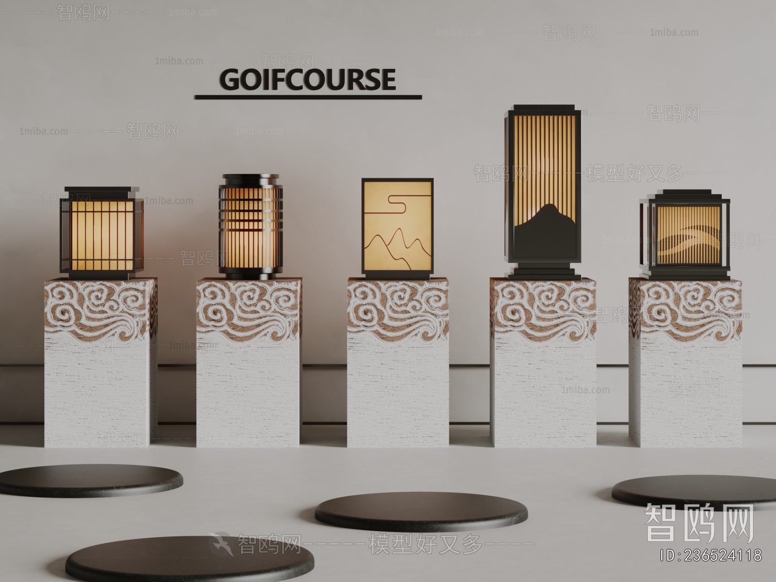 New Chinese Style Outdoor Light