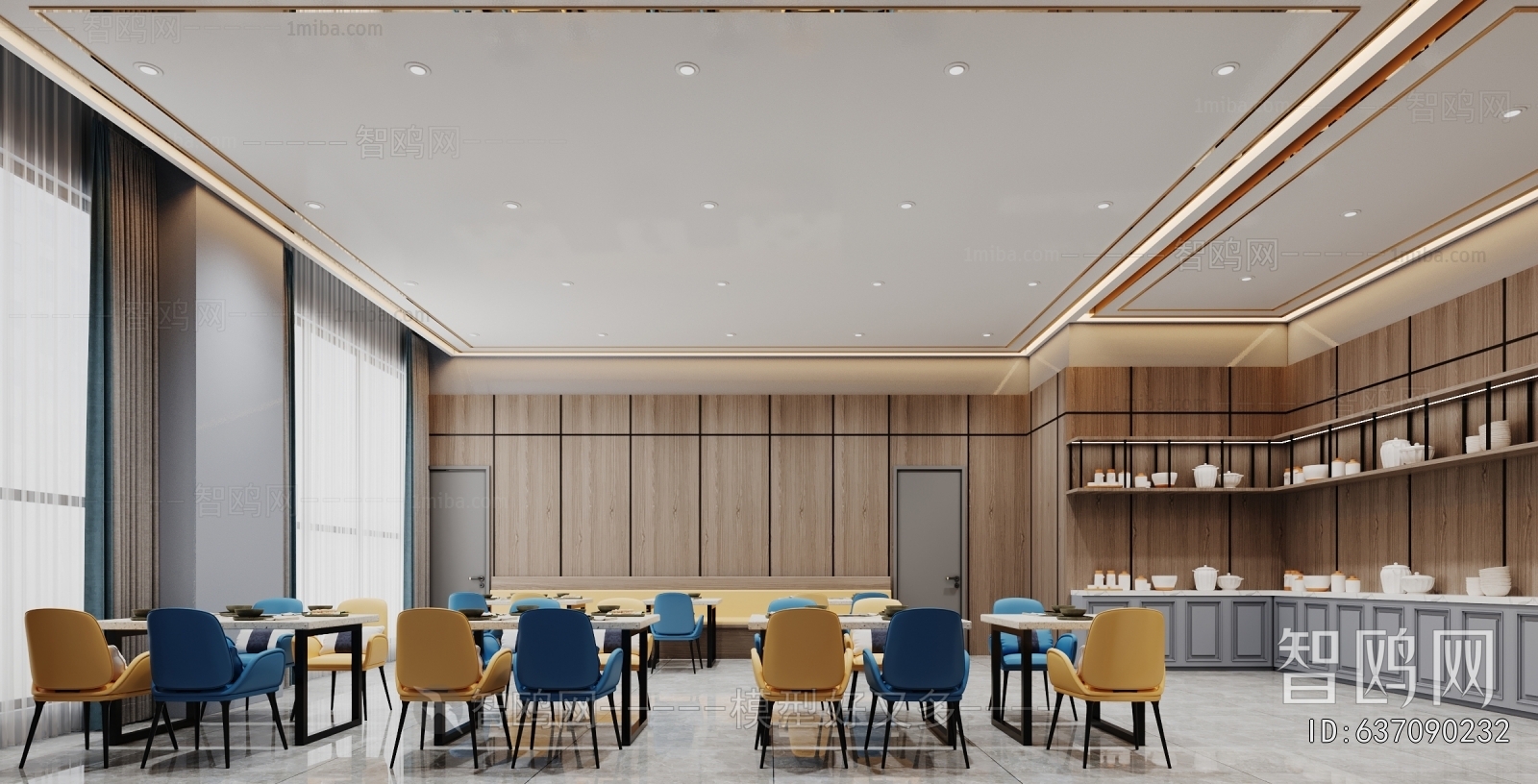 New Chinese Style Lobby Hall