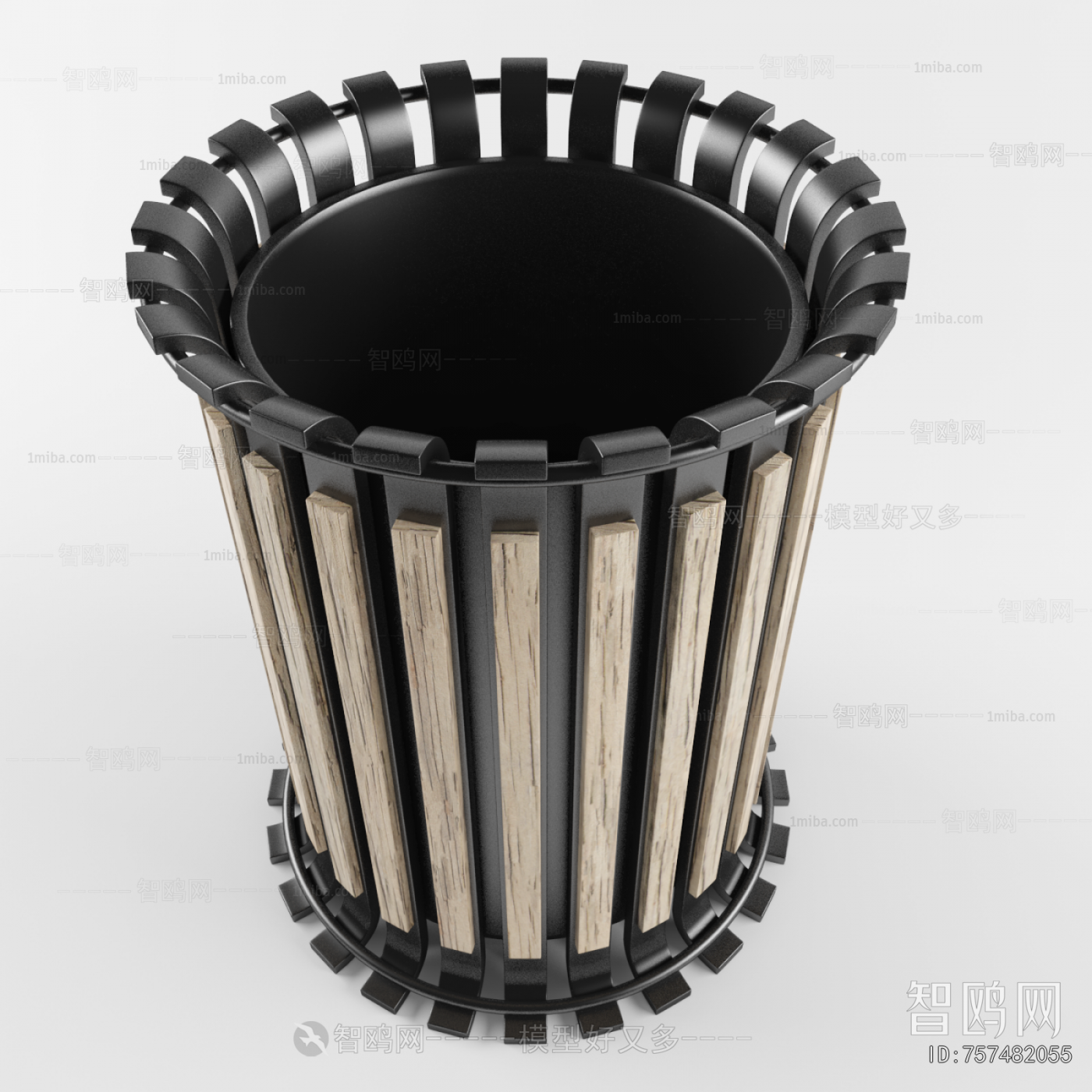 Modern Trash Can