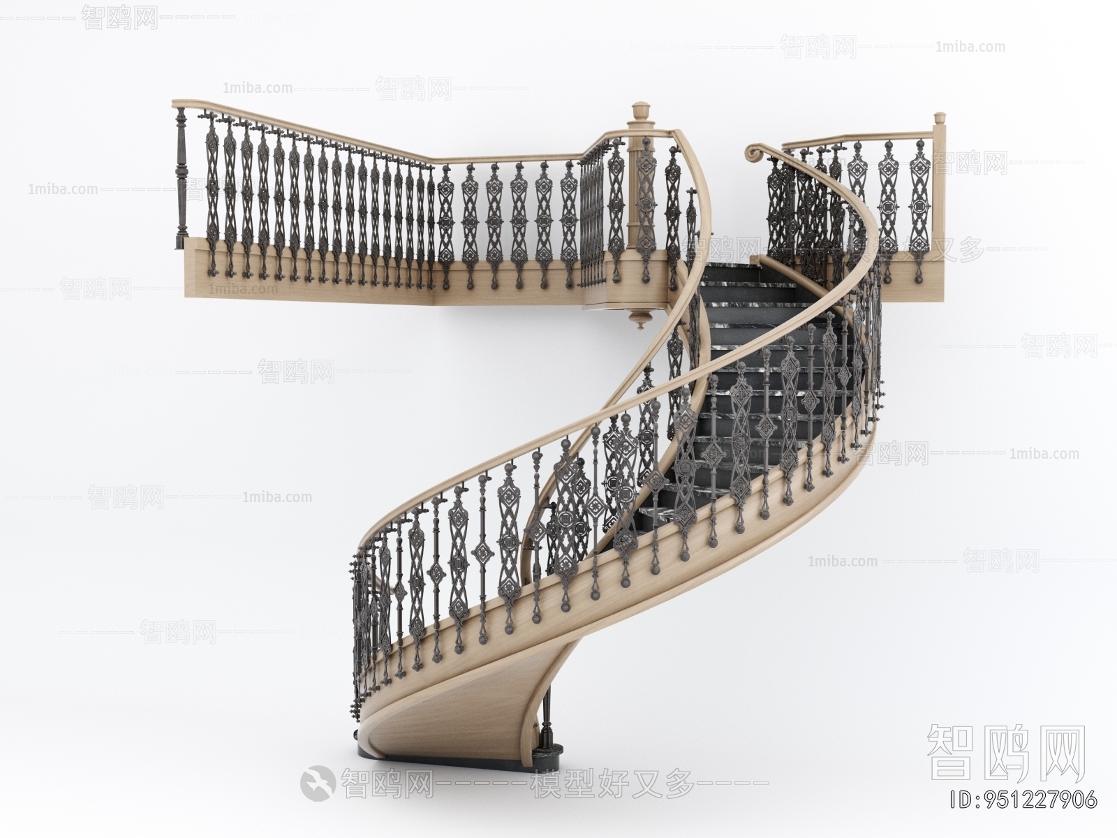 American Style Rotating Staircase